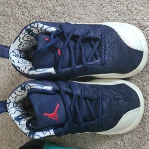 8C Blue and White Jordan Sneakers No Box